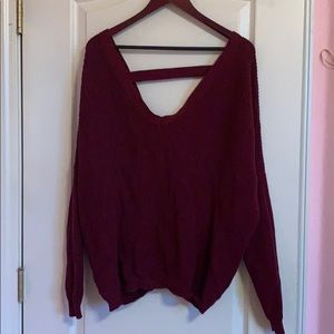 Tobi tie up back sweater